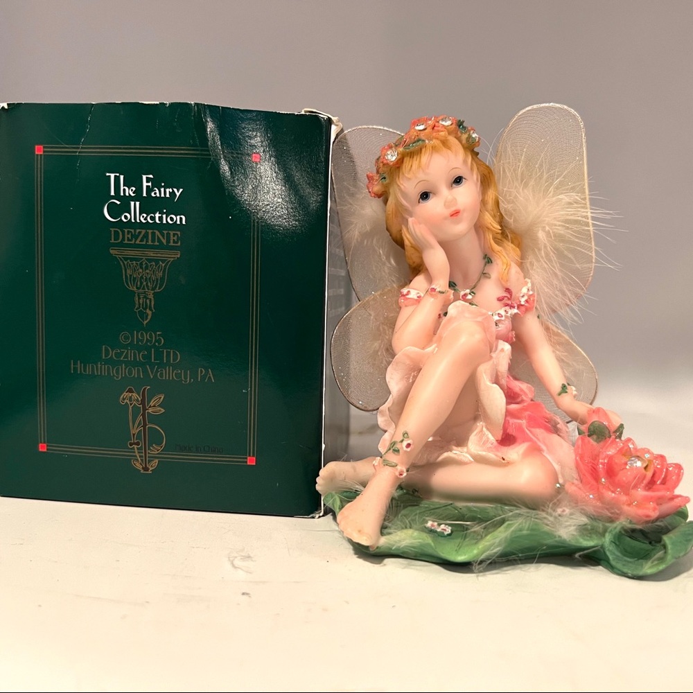 Denzine. The Fairy Collection. 1995.  Sitting with hand on cheek